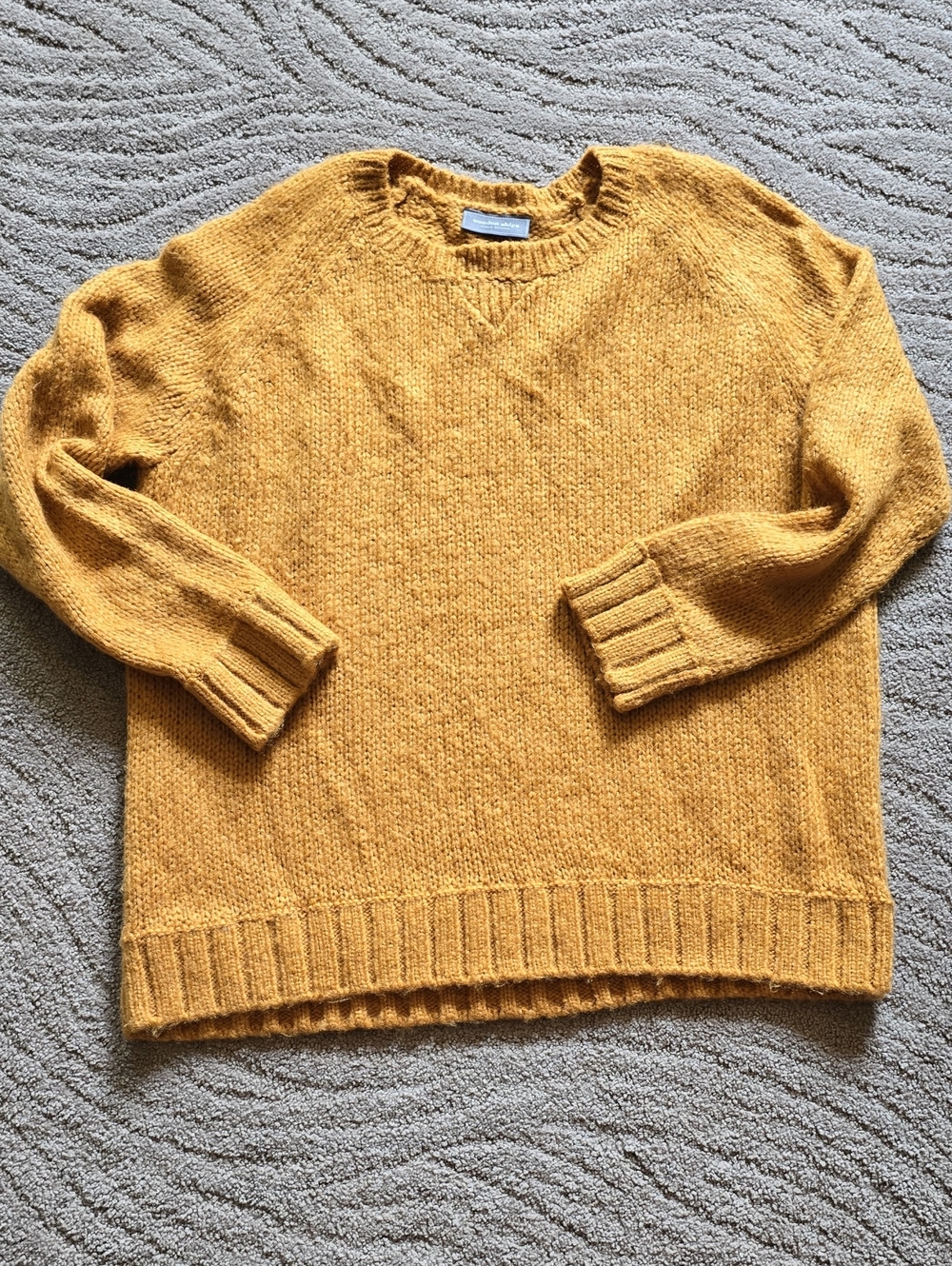 Wooden Ships Mustard Yellow Crewneck Sweater